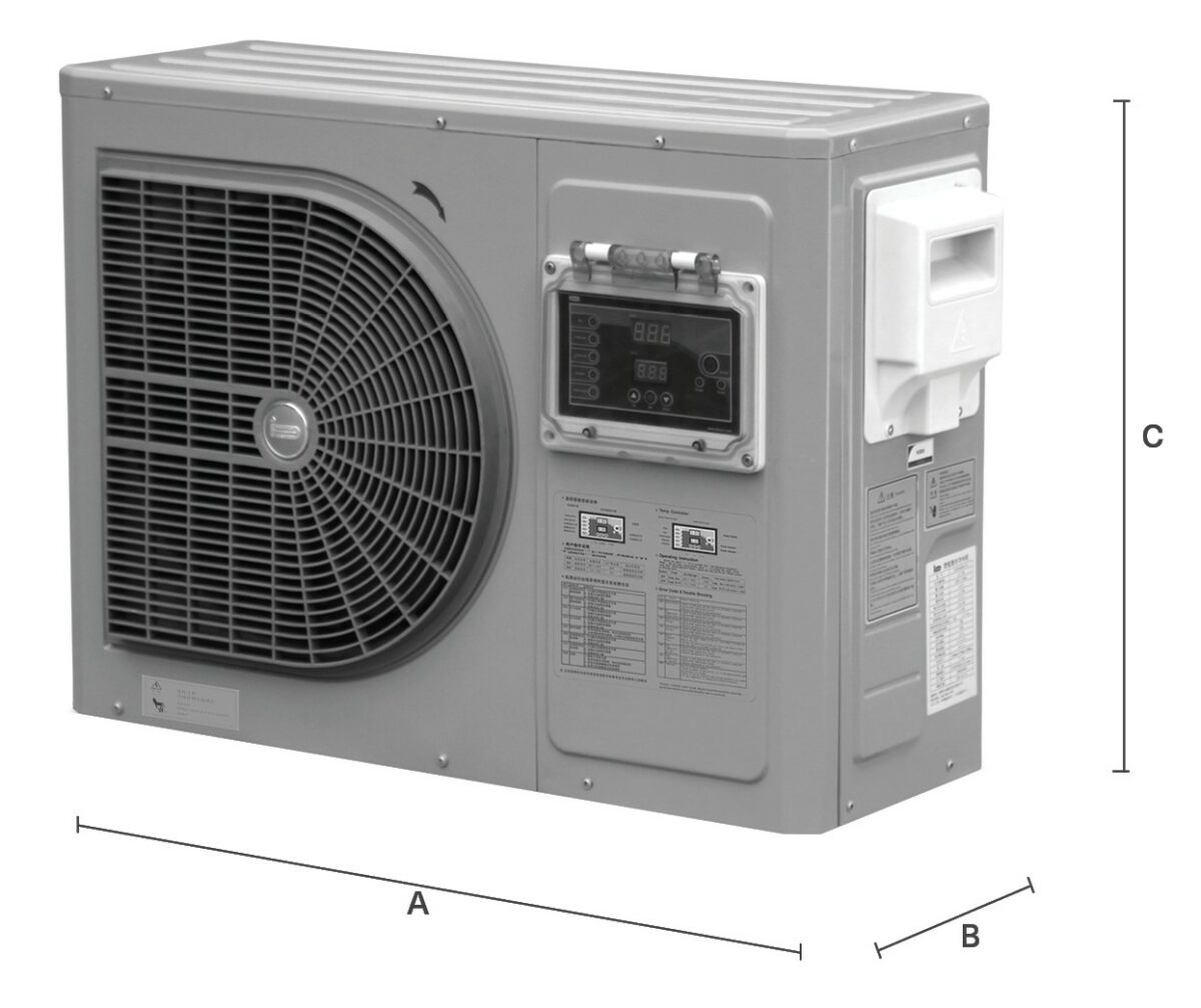 Heat Pump Dimension Reference